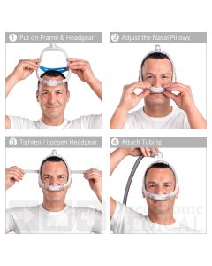 AirFit P30i Nasal Pillow CPAP Mask with Headgear - Starter Pack